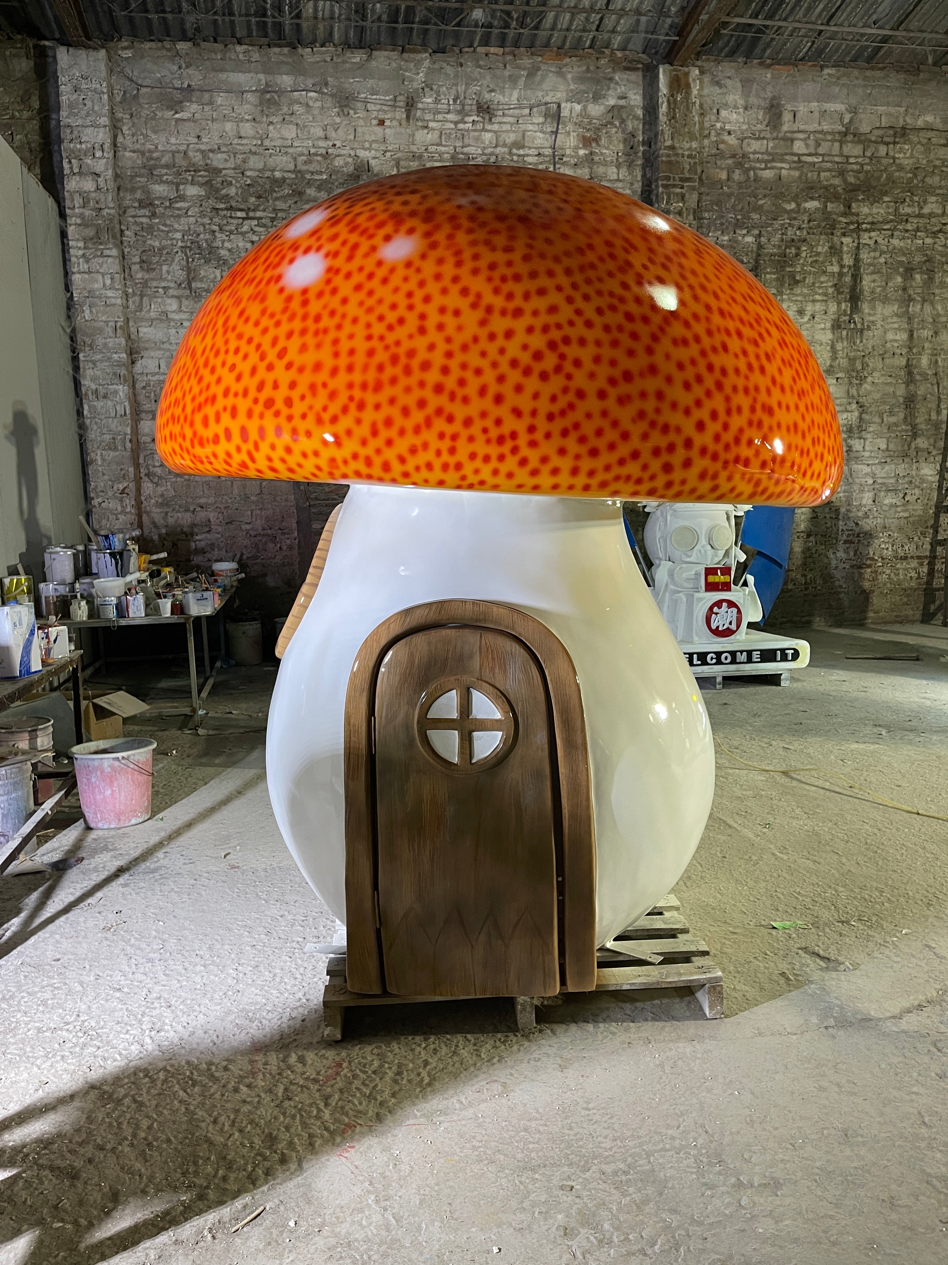 Mushroom House Creative Ornament｜Fairytale-Style Home Decor Cottage｜Adorable Desktop Display·Heartwarming Little Item