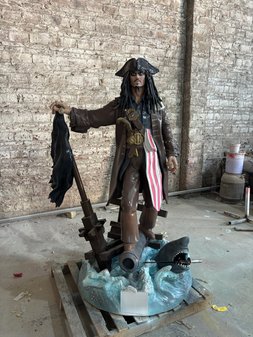 Captain Jack Sparrow Collectible Figure｜Pirates of the Caribbean Movie Character Figurine｜Creative Decorative Collectible Model