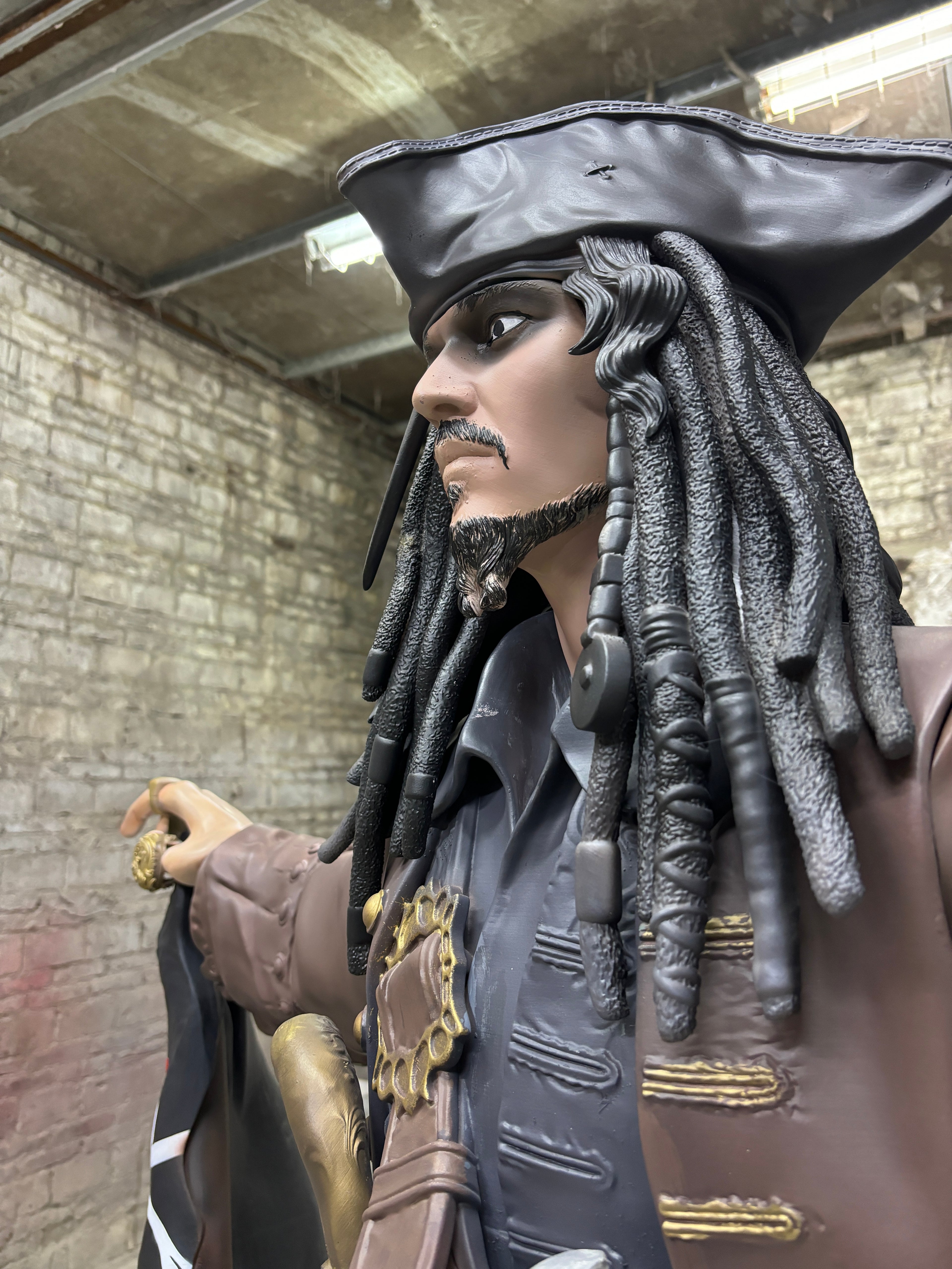 Captain Jack Sparrow Collectible Figure｜Pirates of the Caribbean Movie Character Figurine｜Creative Decorative Collectible Model