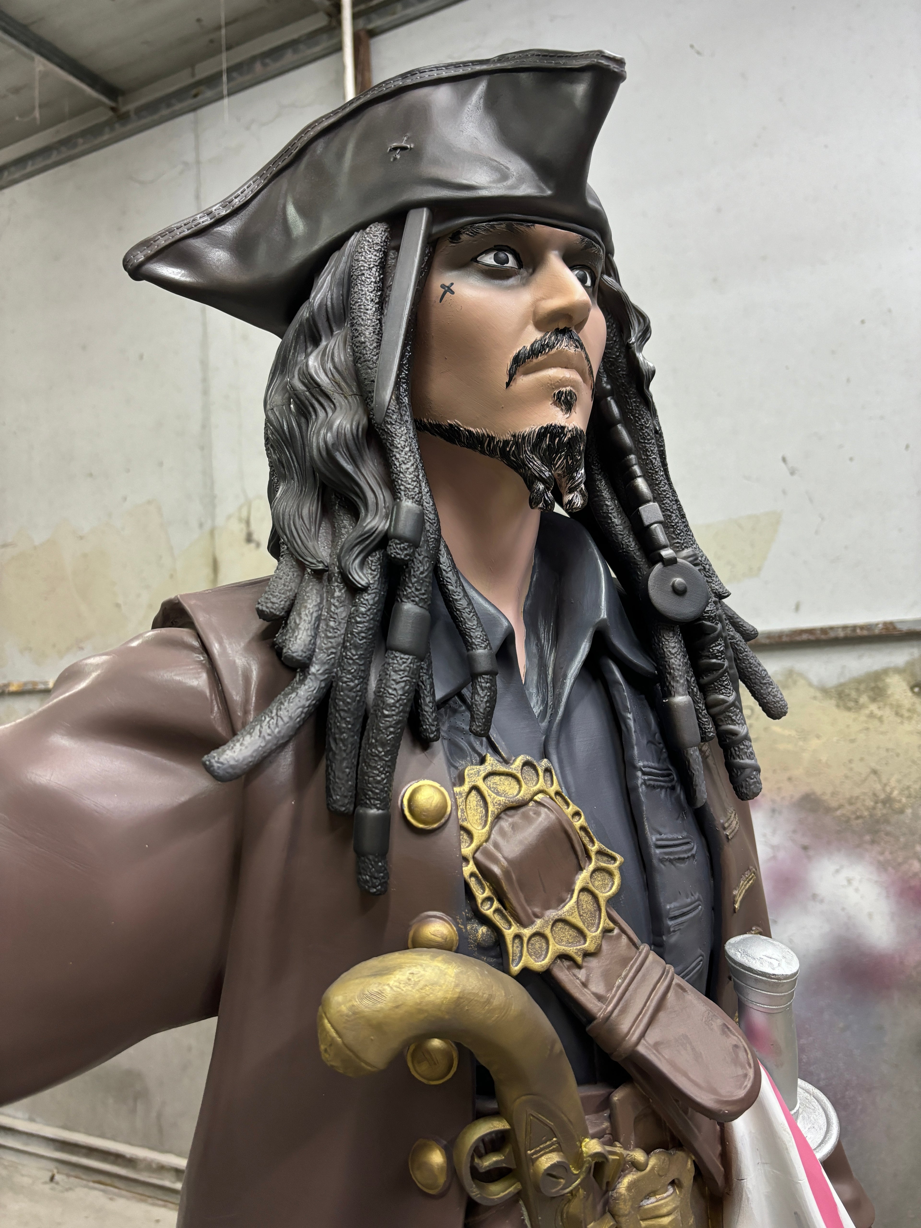 Captain Jack Sparrow Collectible Figure｜Pirates of the Caribbean Movie Character Figurine｜Creative Decorative Collectible Model